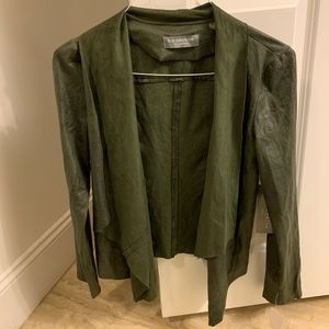 Vegan Leather & Suede Lightweight Jacket